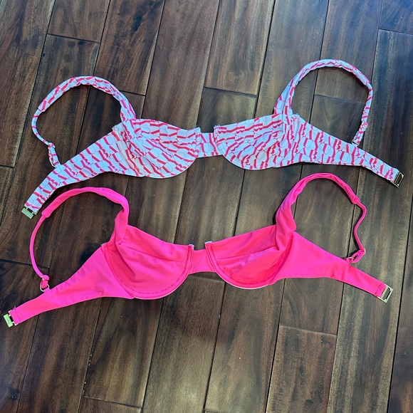 TWO Pink Bayu the Label Underwire Tops sz Small - Picture 2 of 6